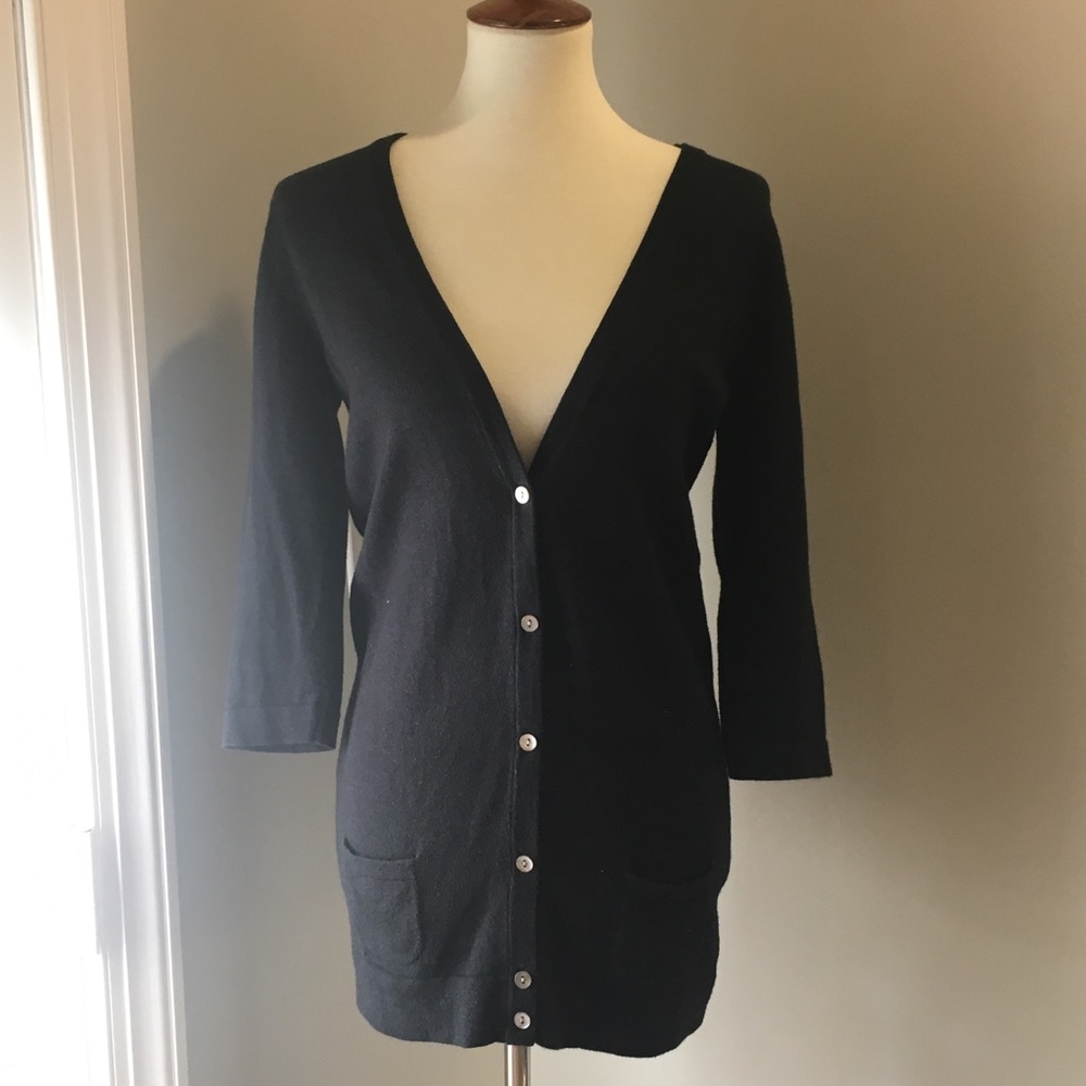 Lacoste Button Up Cardigan Sweater